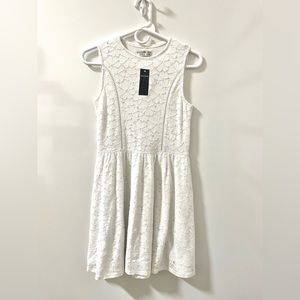 NWT White floral kids dress